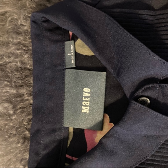 Anthropologie Maeve 2 Ira Sheer Floral Button Down Blouse Top - Picture 6 of 6